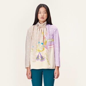 Stine Goya Azalea Tie Blouse in Niles Pastel
